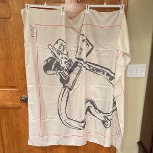 UNO de 50 Cream and Gray Scarf